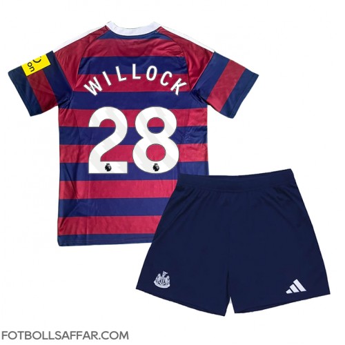 Newcastle United Joe Willock #28 Bortadräkt Barn 2024-25 Kortärmad (+ Korta byxor)